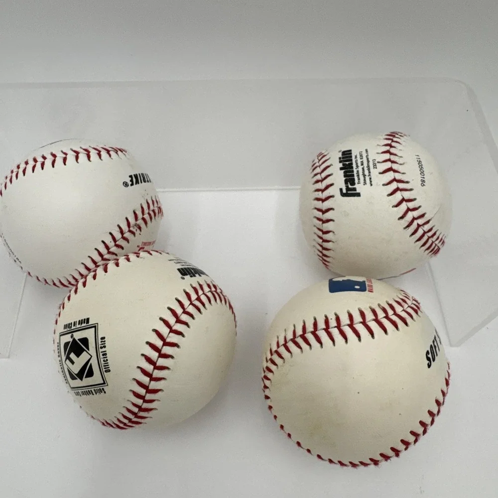 Franklin Soft Strike Teeball Pack Of 4 Slightly Used